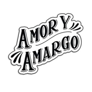 Amor y Amargo Enamel Pin